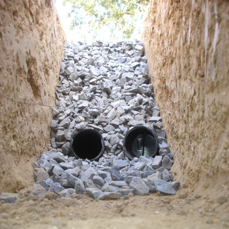 Interior and Exterior Foundation Drain (Drainage Mat
